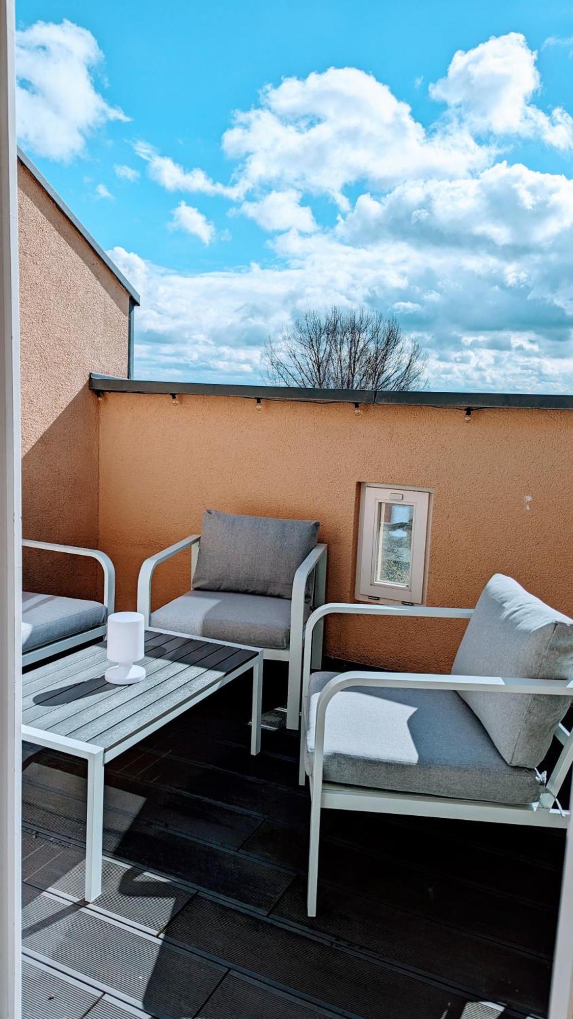 Rooftop Art Apartment, E-Roller,Ausblick,Wlan,Tv Chemnitz Exterior photo